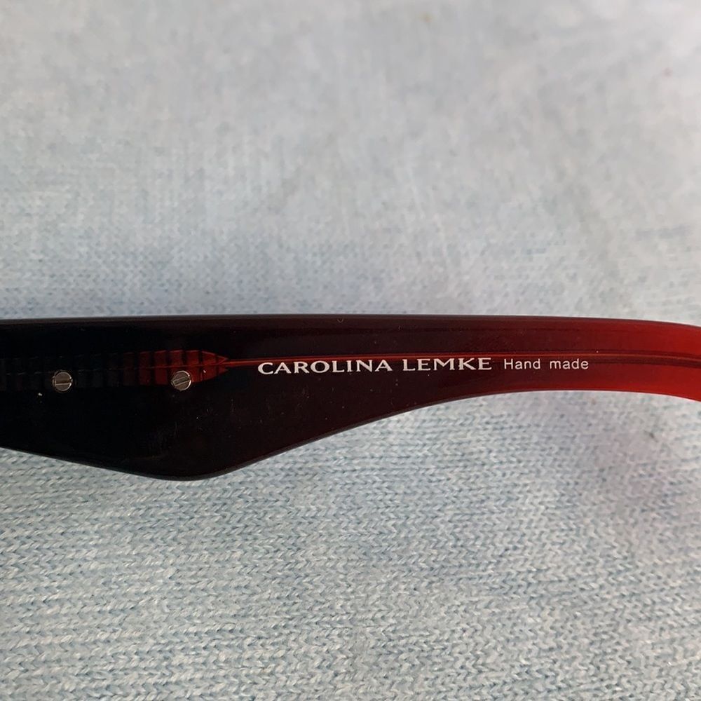 Carolina Lemke red black frames sunglasses - Picture 8 of 9
